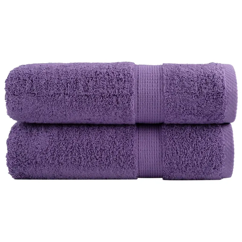 Prosoape de dus premium solund 2 buc. violet 70x140 cm 600 gsm