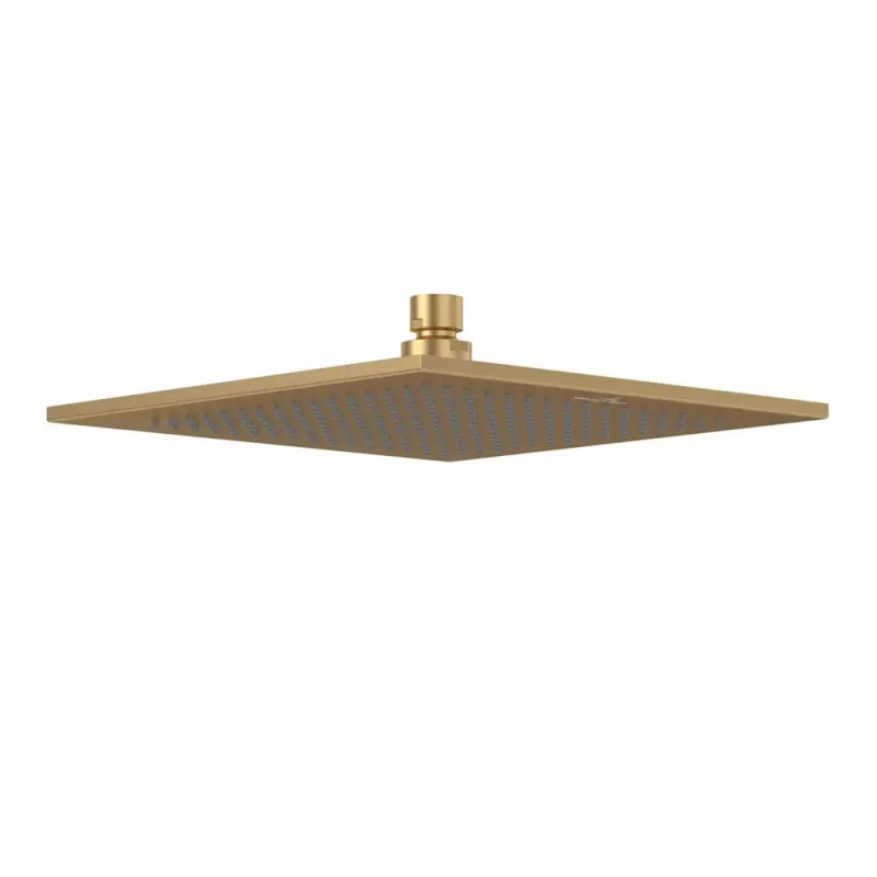 Palarie de dus 25 x 25 cm, patrata, auriu periat, VilleroyBoch Universal Showers