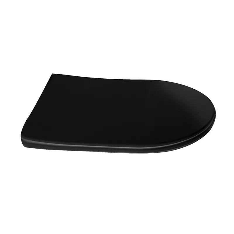 Capac WC Fluminia Minerva, SoftClose, Quick Release, garantie 2 ani, negru mat