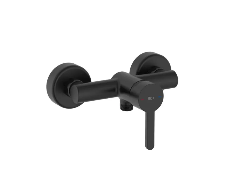 Baterie dus Roca A5A2D8ANBK, Carelia, tip incastrare aparent, tip comanda monocomanda, numar orificii instalare 2, negru