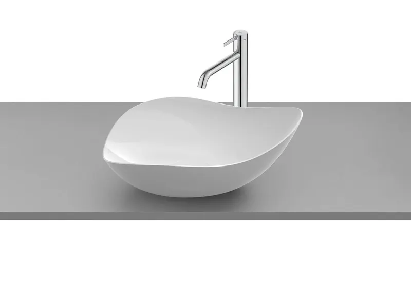 Lavoar Roca A327A13000, Ohtake, montaj pe blat, nr orificii baterie fara, calitate superioara pentru baia ta, alb