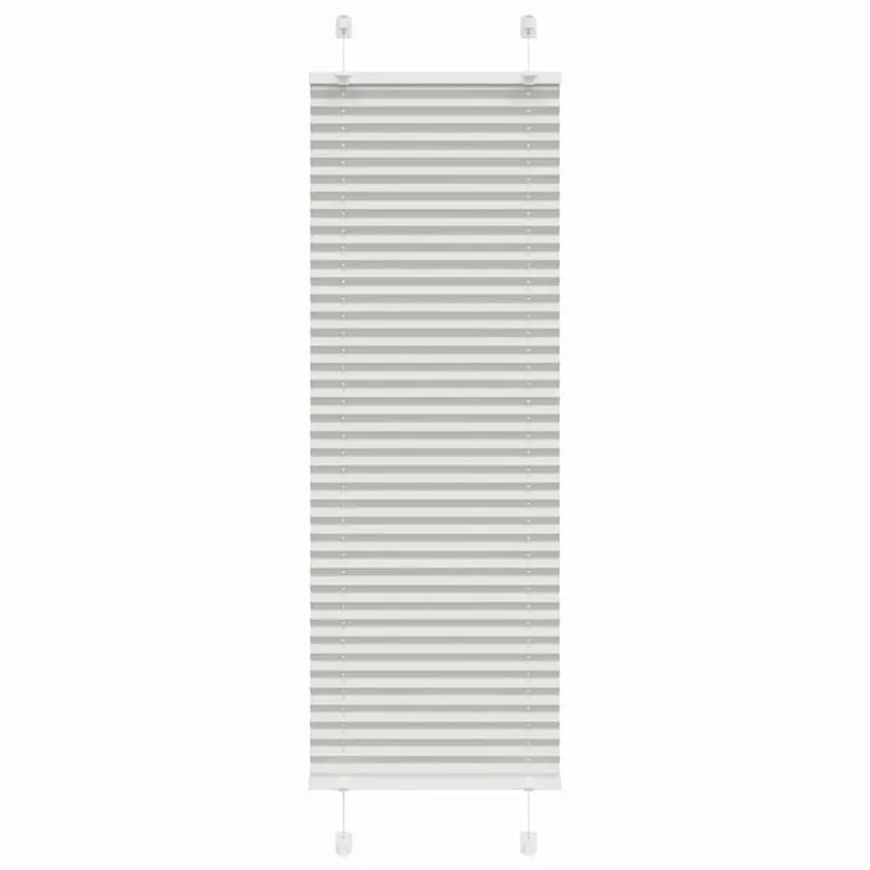 jaluza plisata gri deschis 40x150 cm latime tesatura 39,4 cm