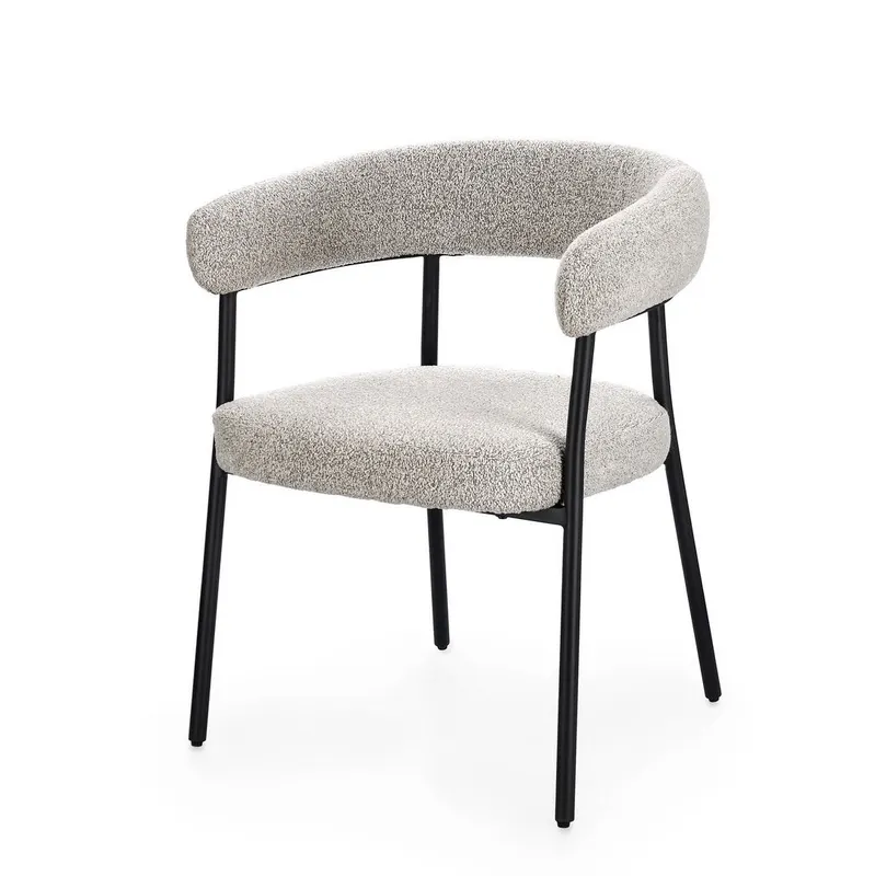 Scaun GIAELE BLACK/TAUPE - Taupe