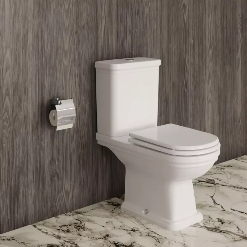 Vas WC pe pardoseala clasic Ideal Standard Calla, pentru rezervor aparent, alb lucios