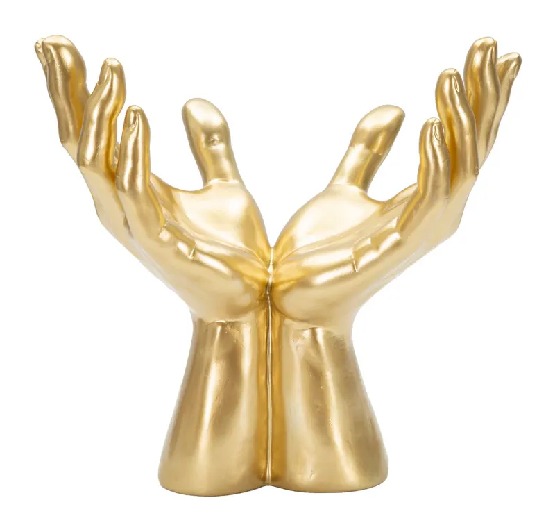 Mauro Ferretti Statueta Maini Pace cm 25X15X24