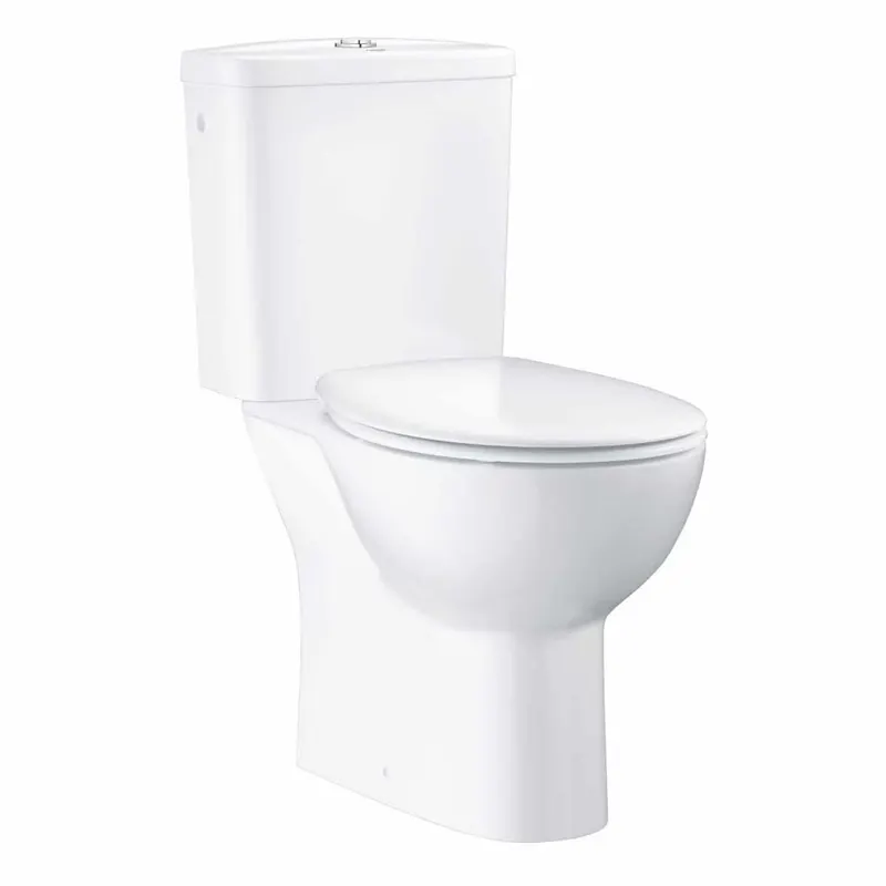Set vas wc cu rezervor si capac soft close, evacuare orizontala, Grohe Bau Ceramic