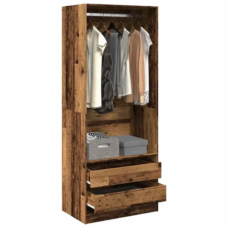 Sifonier, lemn vechi, 80x50x200 cm, lemn prelucrat