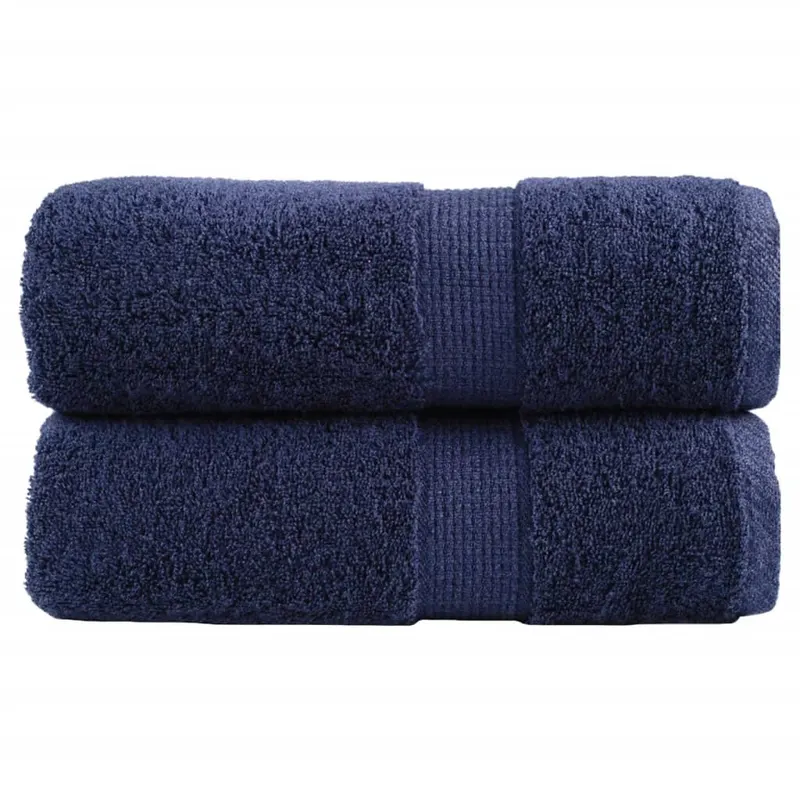 Prosoape oaspeti premium solund, 2buc. bleumarin 30x50cm 600gsm
