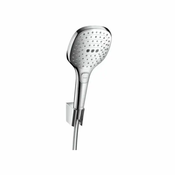 Set de dus cu porter Hansgrohe Raindance Select E120 crom 3 functii