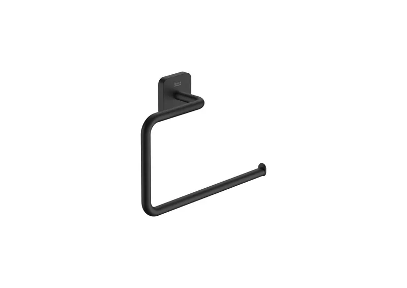 Inel prosop Roca A817886NB0, 227 mm, 157 mm, 1 rafturi, 2 orificii instalare, pe perete, metal, Negru
