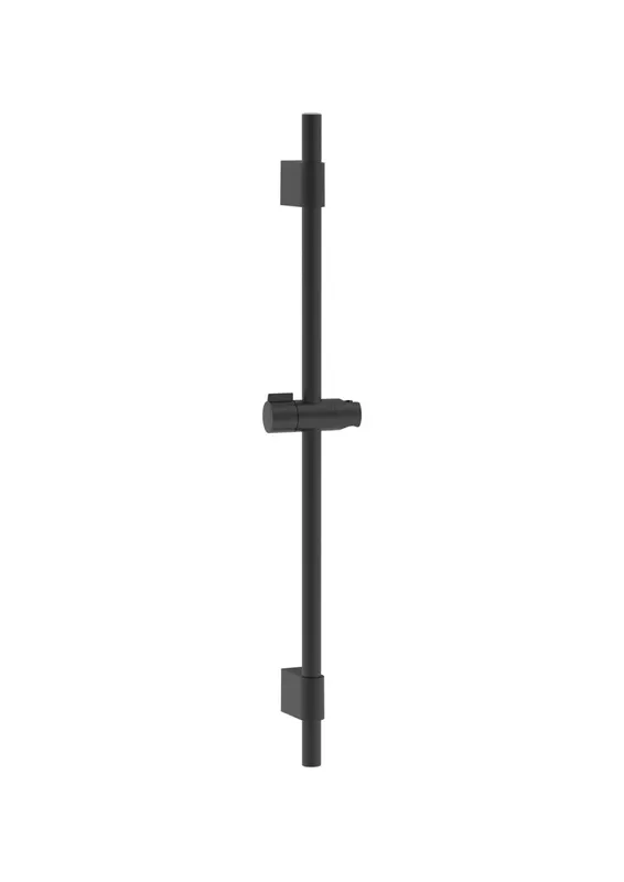 Bara de dus Roca A5B0709NM0, dus Sensum, montaj pe perete, suport para dus incorporat, universal, negru