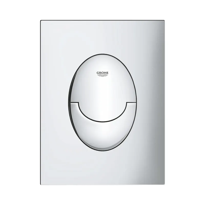 Clapeta actionare Grohe 37965000, Skate Air S, pentru toaleta, utilizare igienica si eficienta, crom