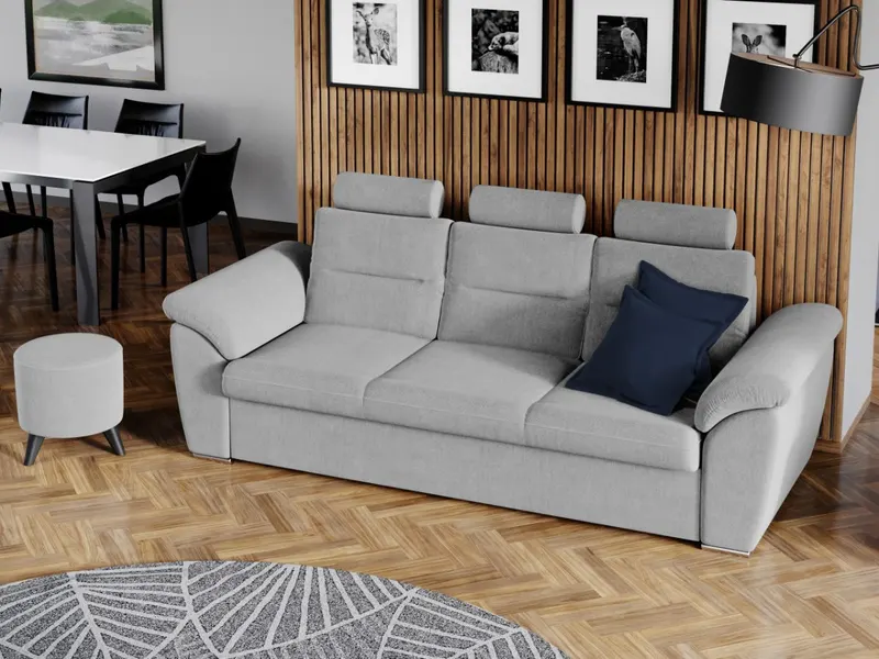 Set Canapea si Fotolii Biano Gri Deschis — imaginea 2