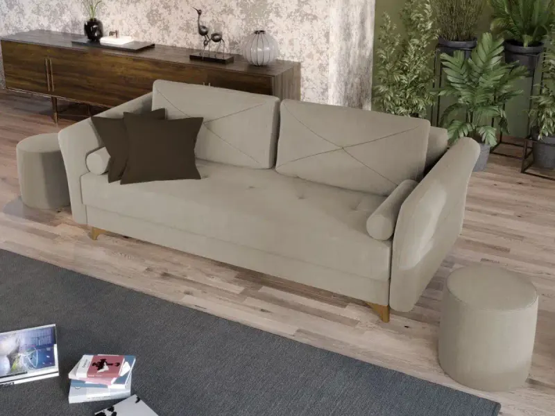 Canapea Bali Crem — imaginea 2