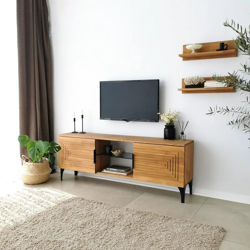 Comoda TV Joanne - Oak, Stejar, 50x12x15 cm - Stejar