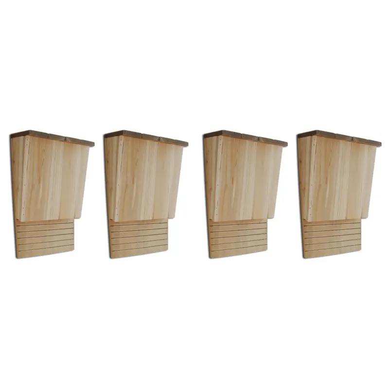 casute de lilieci, 4 buc., 22 x 12 x 34 cm, lemn