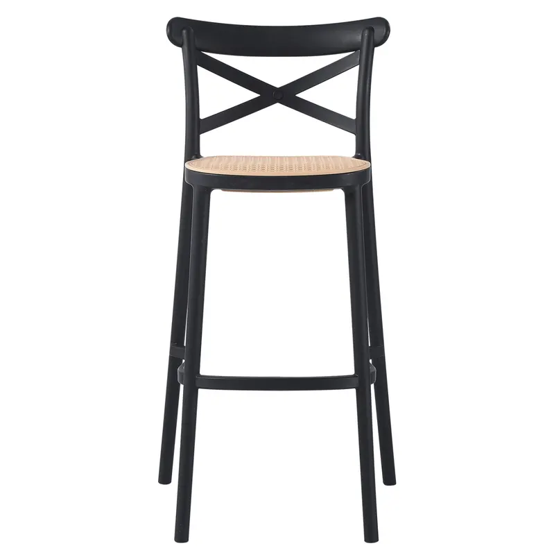 Scaun de bar BUMBAR H76 CM - Negru