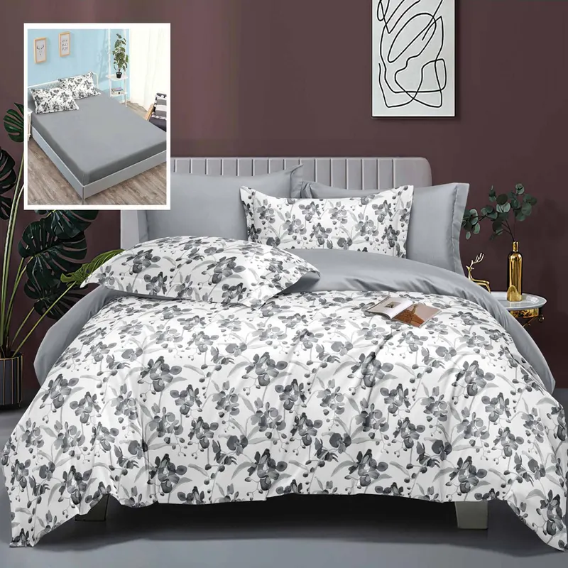 Lenjerie de pat elegance 6 piese cu husa (leh11)
