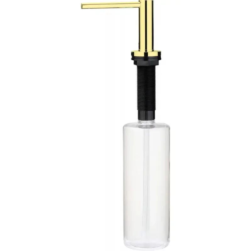 Dozator pentru detergent vase Deante Aster, auriu lucios