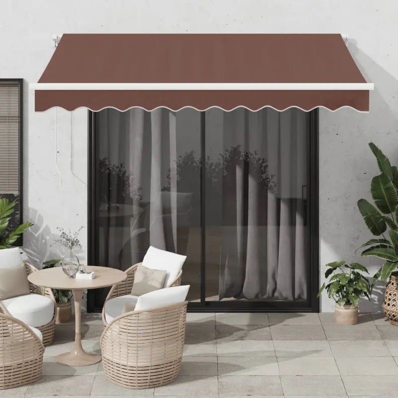 copertina retractabila automat, maro, 300x250 cm