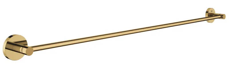 Suport prosop Grohe 40386GL1, Essentials, pe perete, 800 mm, metal, lucios, auriu
