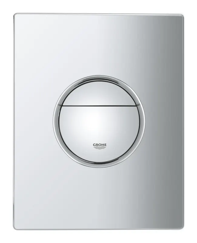 Clapeta WC Grohe 38965000, 156 mm, 197 mm, functie eco, verticala, incastrat pentru tip rezervor, Crom