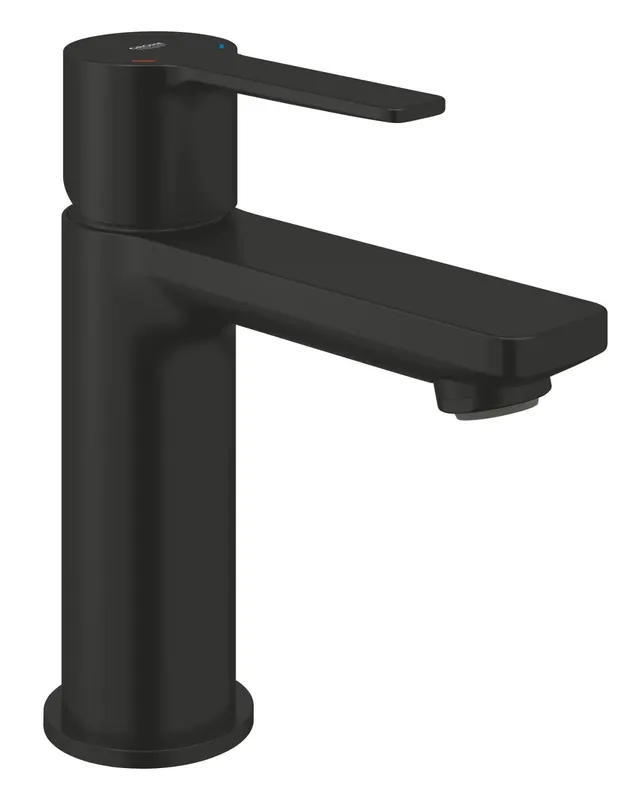 Baterie lavoar Grohe 237912431, Lineare, tip comanda monocomanda, marime m, tip instalare pe blat, pe lavoar, negru