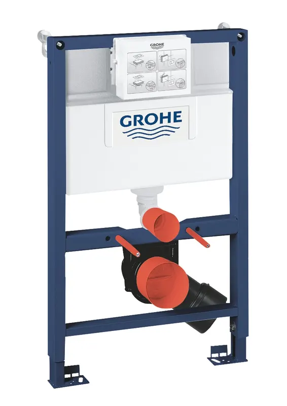 Set rezervor Grohe 38948000, Cadru 2in1 Rapid SL, tip instalare incastrat, tip placare uscata, numar moduri spalare 2