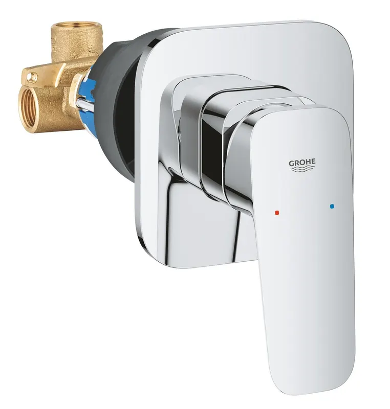 Unitate comanda Grohe 1017750000, Cubeo, tip incastrare incastrat, tip comanda monocomanda, dimensiune racord 1 2, crom