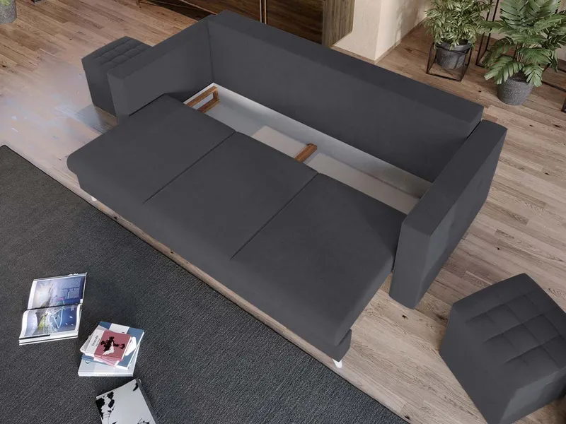 Canapea Santorini Gri — imaginea 3