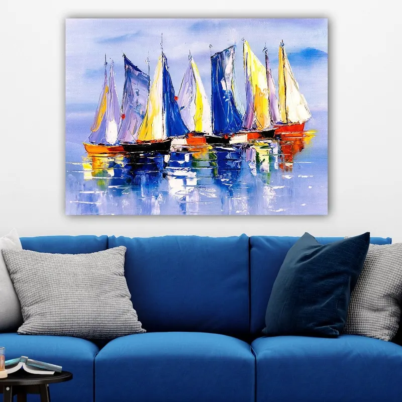 Tablou Canvas 619226807_70100, Multicolor, 100x70 cm - Multicolor