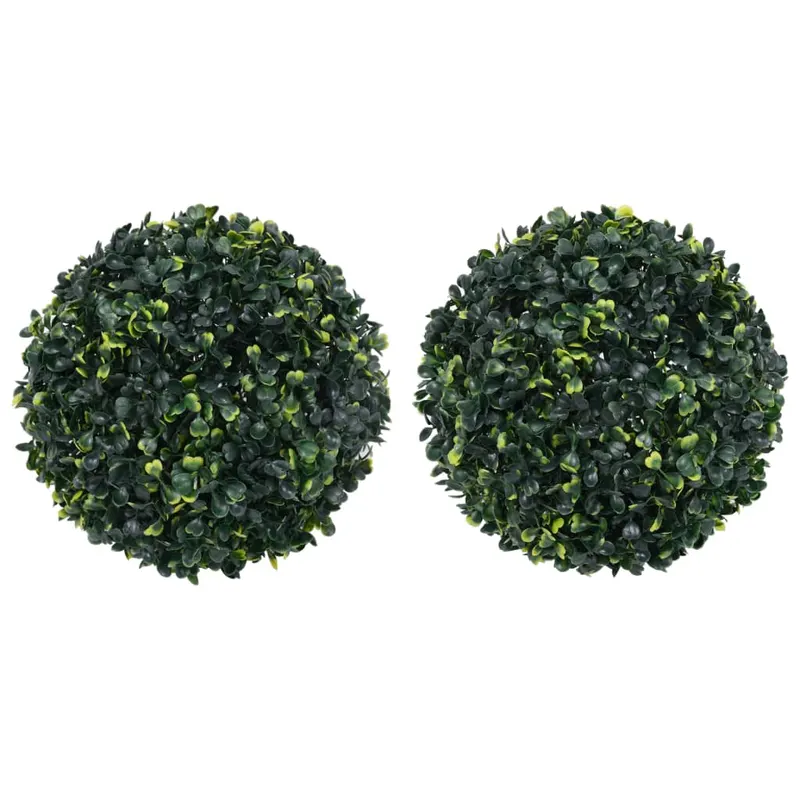 bile de arbusti cimisir artificiali, 2 buc., 45 cm