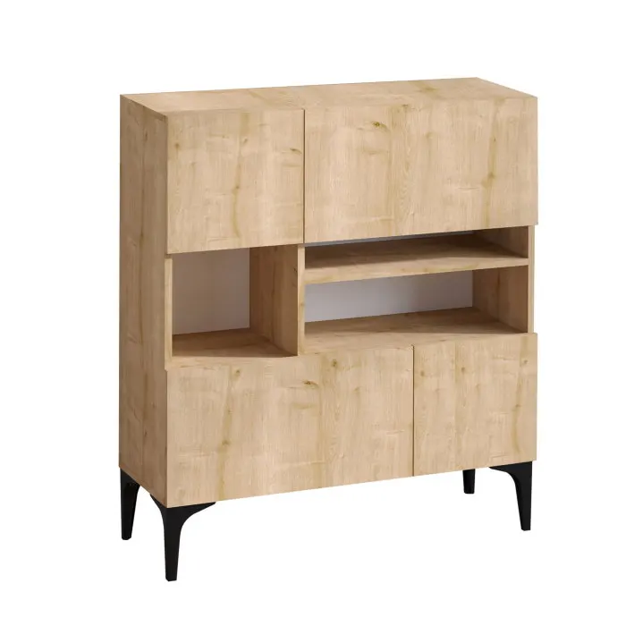 Comoda KRISTA, stejar safir, 100x35x125 cm