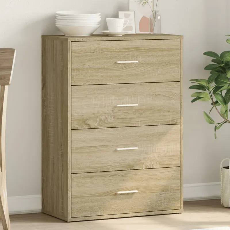 servanta, stejar sonoma, 60x31x84 cm, lemn prelucrat