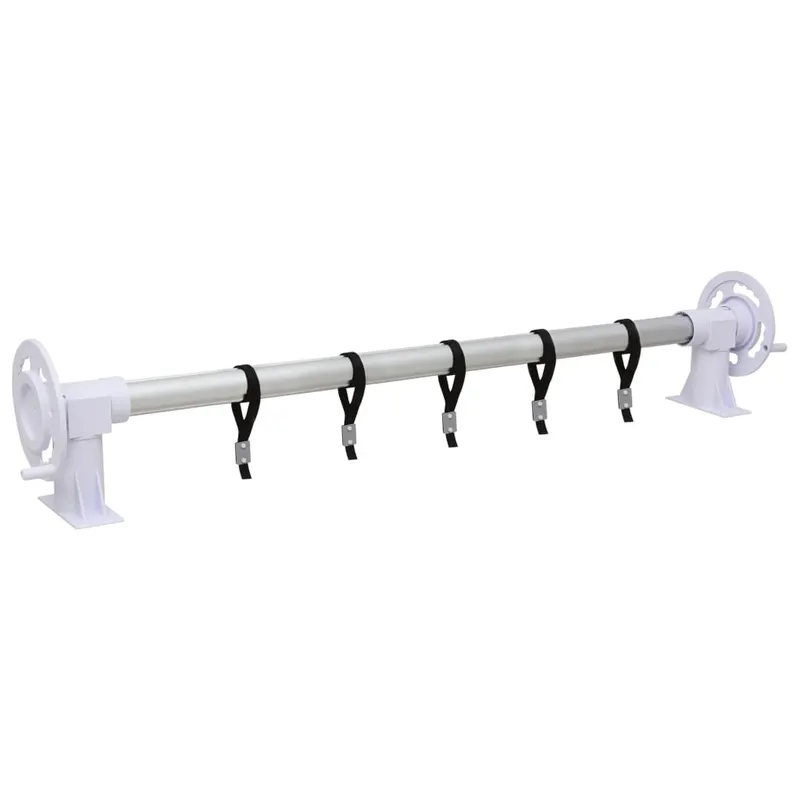 derulator de prelata pentru piscina cu baza din plastic