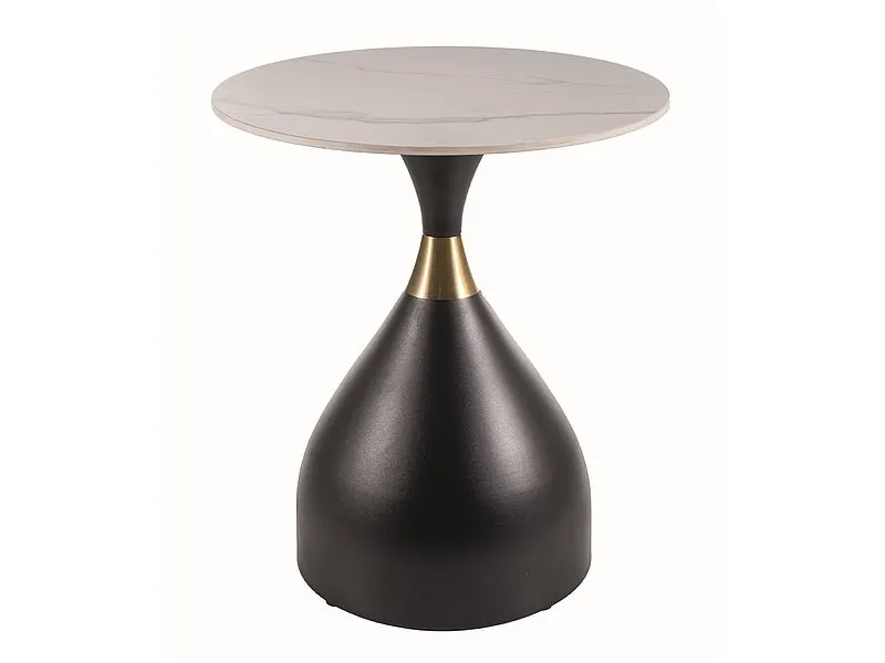 Masuta de cafea VARGO Ø50 x 57 CM - Alb