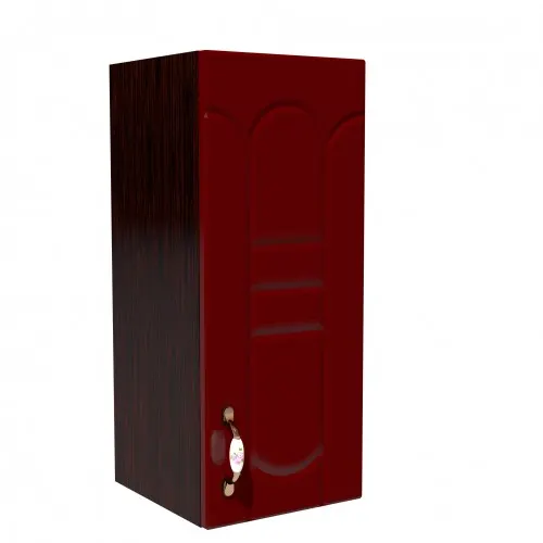 Corp superior 30 cu 1 usa Zebra MDF tulip rosu