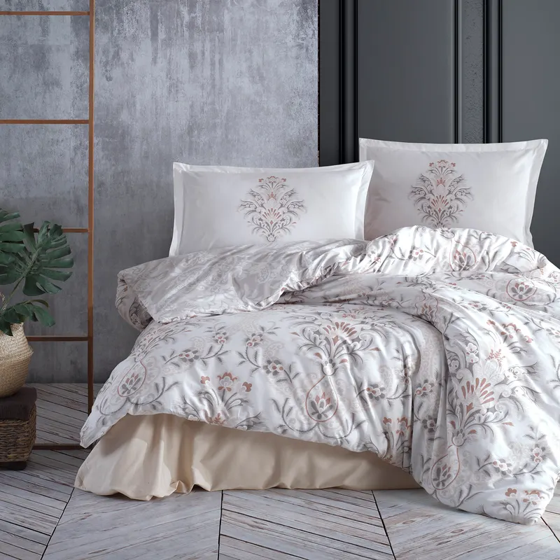 Lenjerie de pat ranforce clasy king size (liya v2)