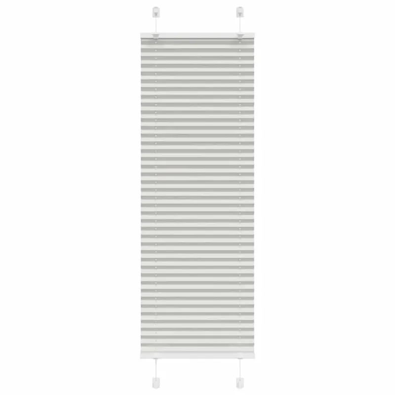 Jaluza plisata gri deschis 50x150 cm latime tesatura 49,4 cm