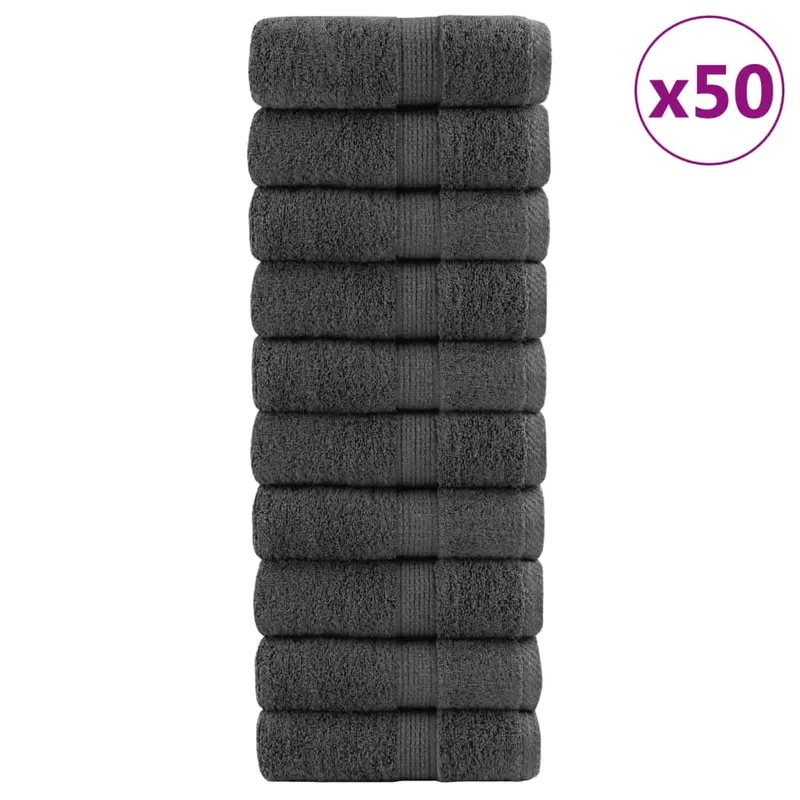 prosoape premium solund 50 buc antracit 30x50cm 600gsm