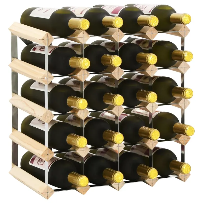 suport sticle de vin pentru 20 sticle, lemn masiv de pin