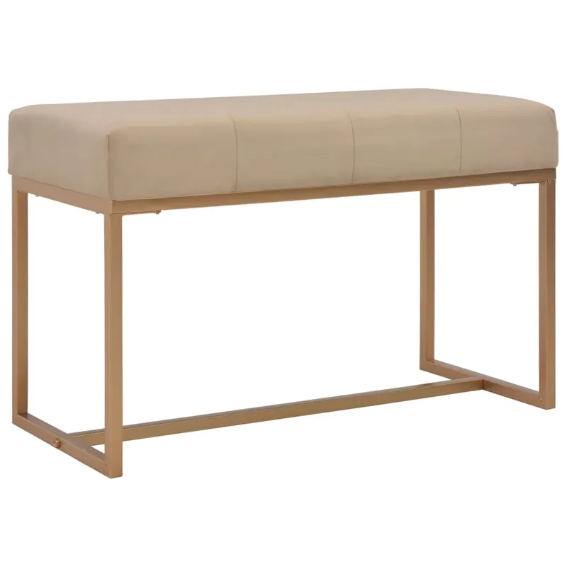 banca, bej, 80 cm, catifea