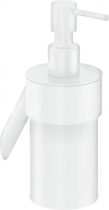 Dozator de sapun, 250 ml, alb, montare pe perete, Deante Silia