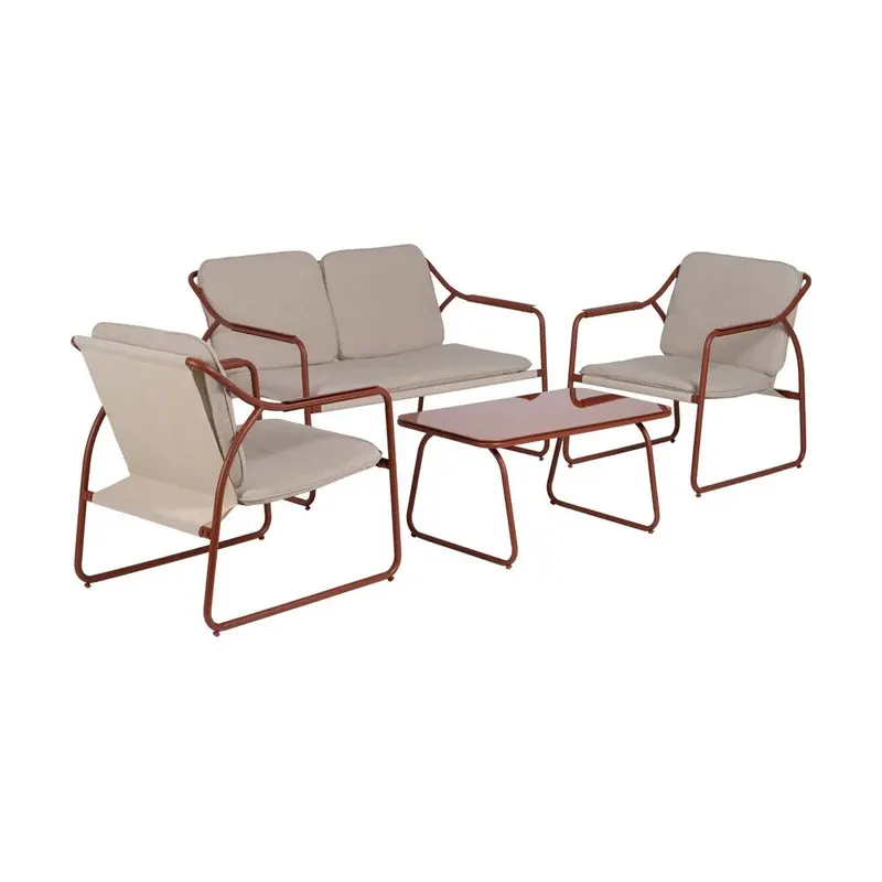 Set pentru exterior MALAGA - Rosu