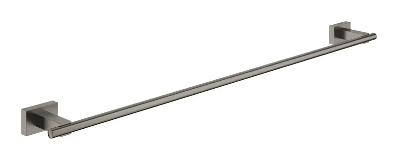 Suport prosop Grohe 40509AL1, Essentials Cube, pe perete, 600 mm, metal, mat, grafit