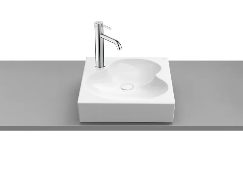 Lavoar Roca A327A14000, Ohtake, montaj pe blat, zona montaj interior, calitate superioara pentru baia ta, alb