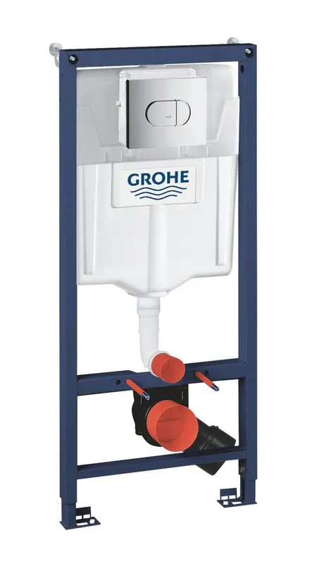 Set rezervor Grohe 38981000, Cadru Rapid SL, tip instalare incastrat, tip placare uscata, numar moduri spalare 2