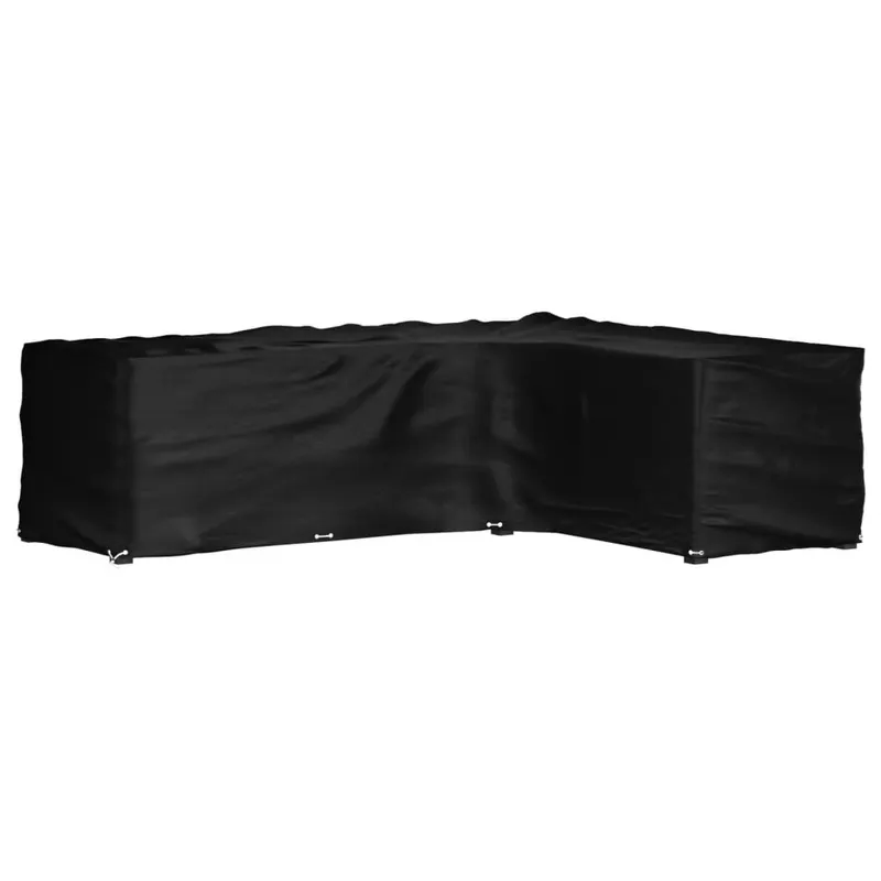 husa mobilier de gradina in forma de l 16 ocheti, 260x210x80 cm