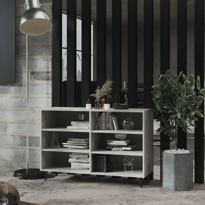 servanta, gri beton, 103,5x35x70 cm, pal