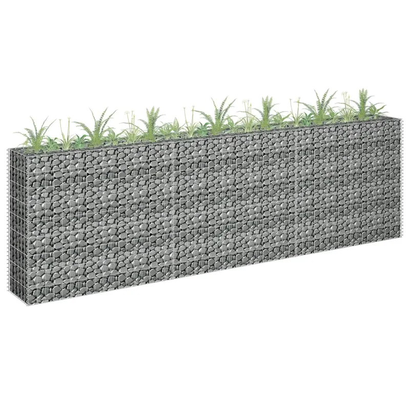 strat inaltat gabion, 270 x 30 x 90 cm, otel galvanizat